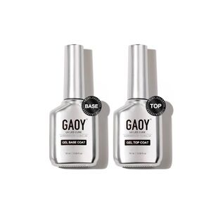 GAOY UV LED CURE GEL BASE + TOP COAT DUO